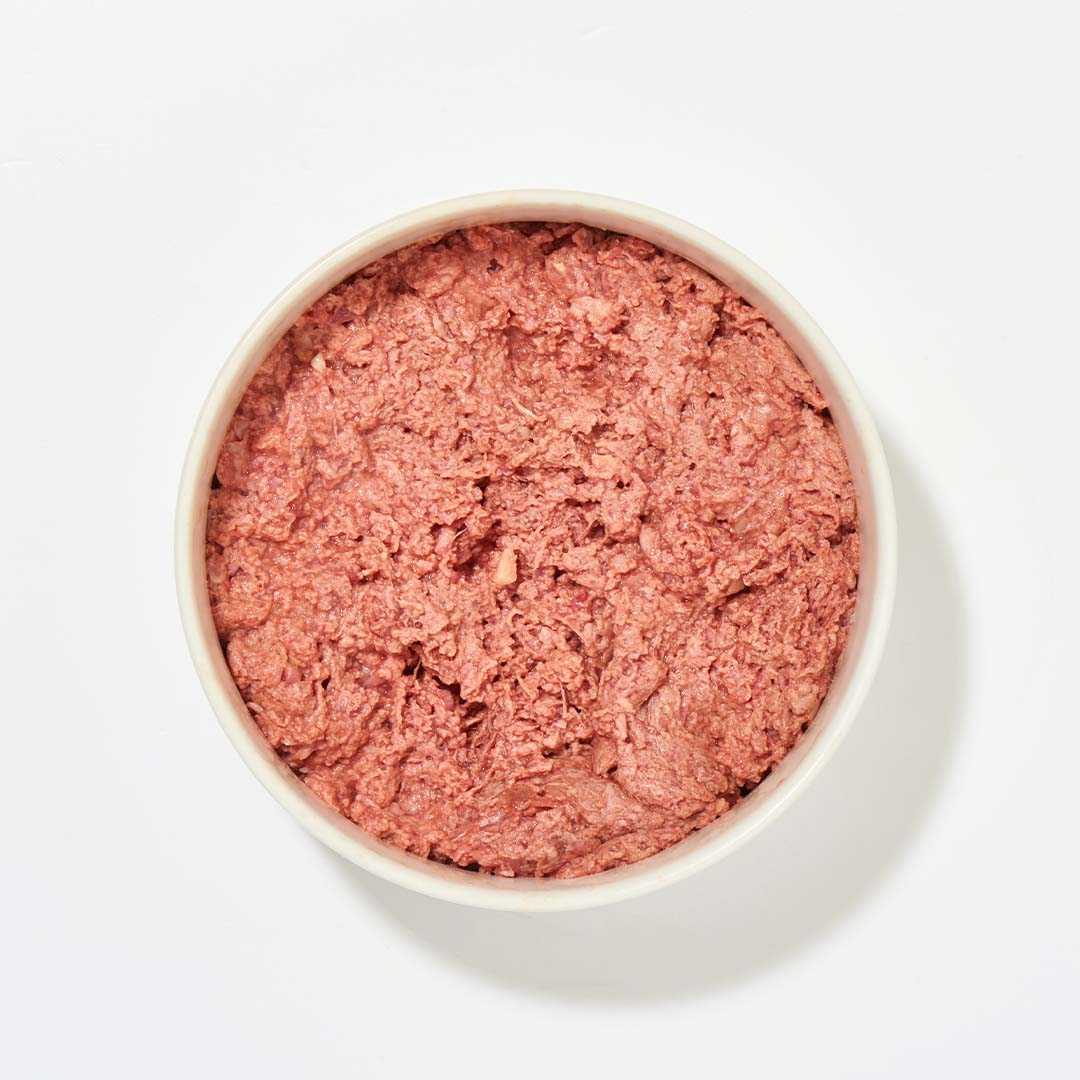 Rindermix - Probierpaket: Mischung aus Muskelfleisch, Rinderlunge und Rinderschlund in Schale.
