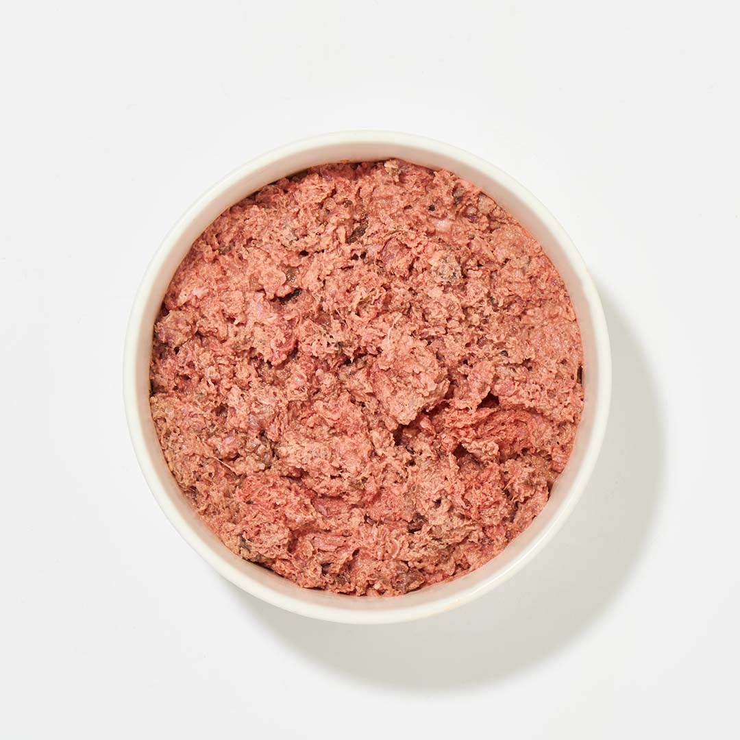 Rinderpansen-Fleisch 250g Kombination aus Rindermuskelfleisch und grünem Pansen für gesunde Hunde aller Rassen und Altersstufen