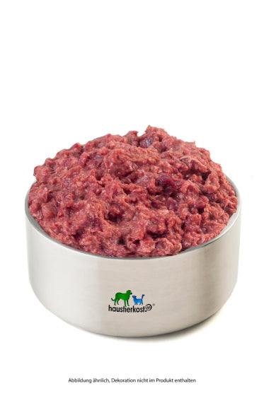 Hundefutter Huhn-Komplett Extra in Metallschüssel, 500 g, natürliche Zutaten
