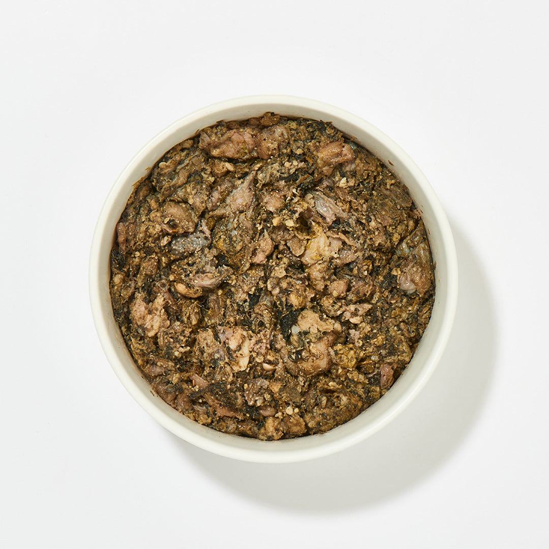 BIO-Rinderpansen grün, 500 g, in weißer Schale, enthält probiotische Kulturen und Mineralstoffe, DE-ÖKO-007.