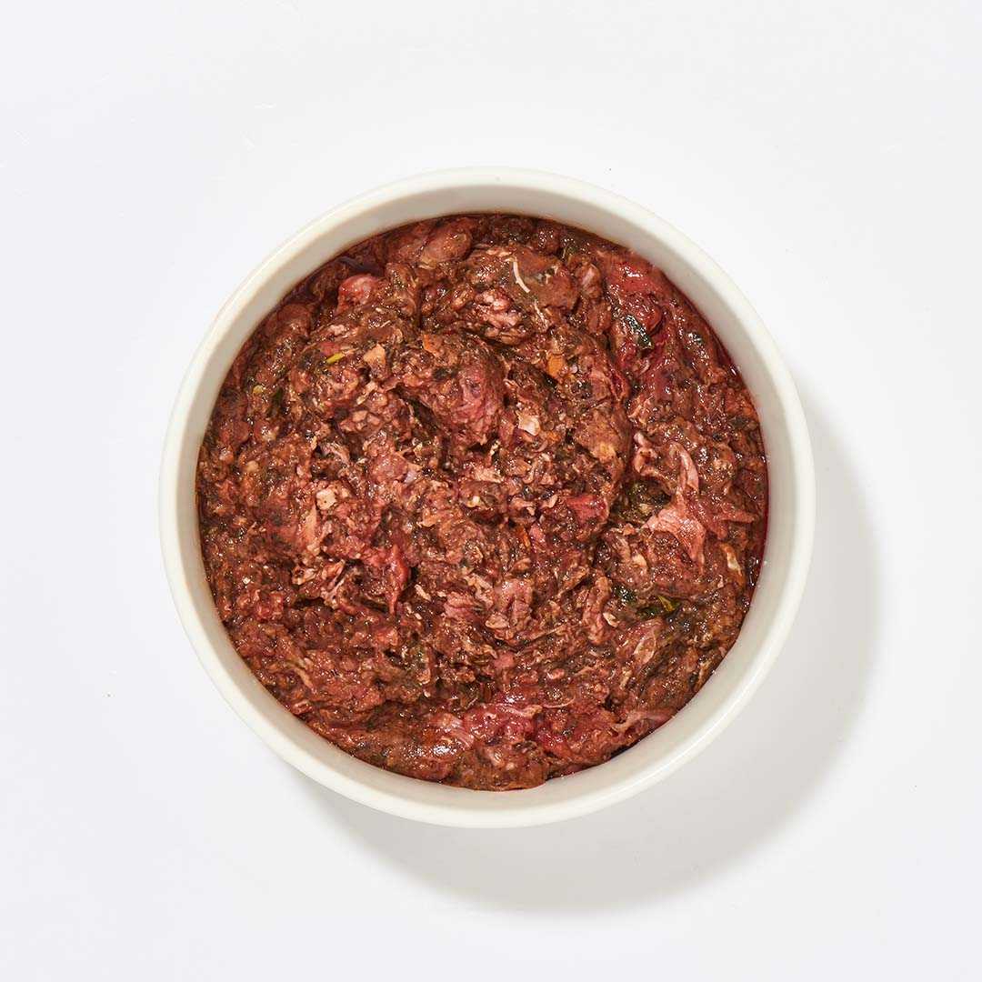 BIO BARF Komfort PLUS Huhn in Schale, 250g, natürliche Rohfuttermischung für Hunde.