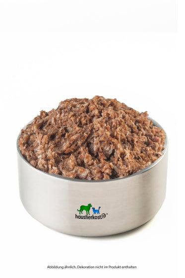 Pferdeknochenbrei in Metallschale, 250 g, natürlicher Calciumspender.