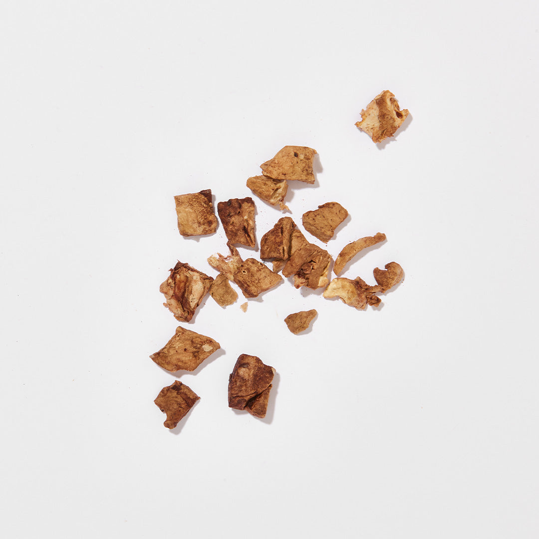 Gefriergetrocknete Lammlunge 50 g, ideal als Hundesnack oder Belohnung.