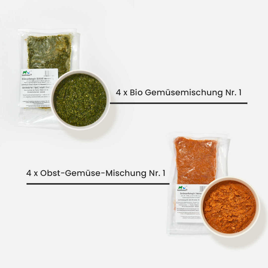 Paket Hund PURINARM 9 kg purinarme Hundefuttermischung bei Leishmaniose und Allopurinolgabe