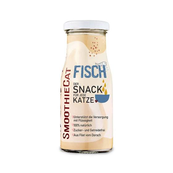 SmoothieCat® Fisch, 150 ml Flasche, gesunder Katzensnack, 100% natürlich, glutenfrei, vielseitig verwendbar.