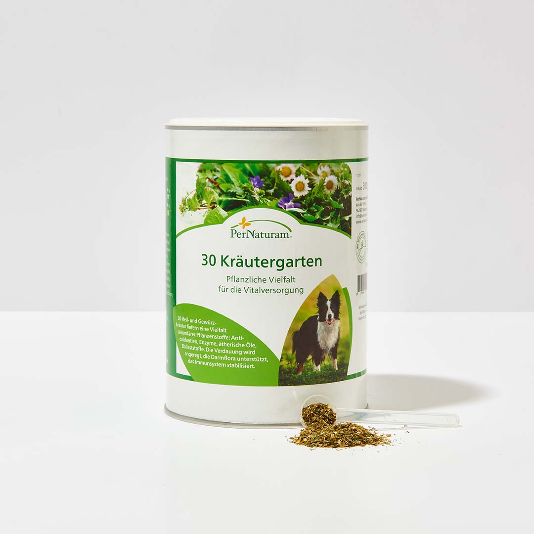 PerNaturam 30-Kräutergarten 300g mit 30 Heil- und Gewürzkräutern zur Unterstützung von Verdauung, Darmflora und Immunsystem