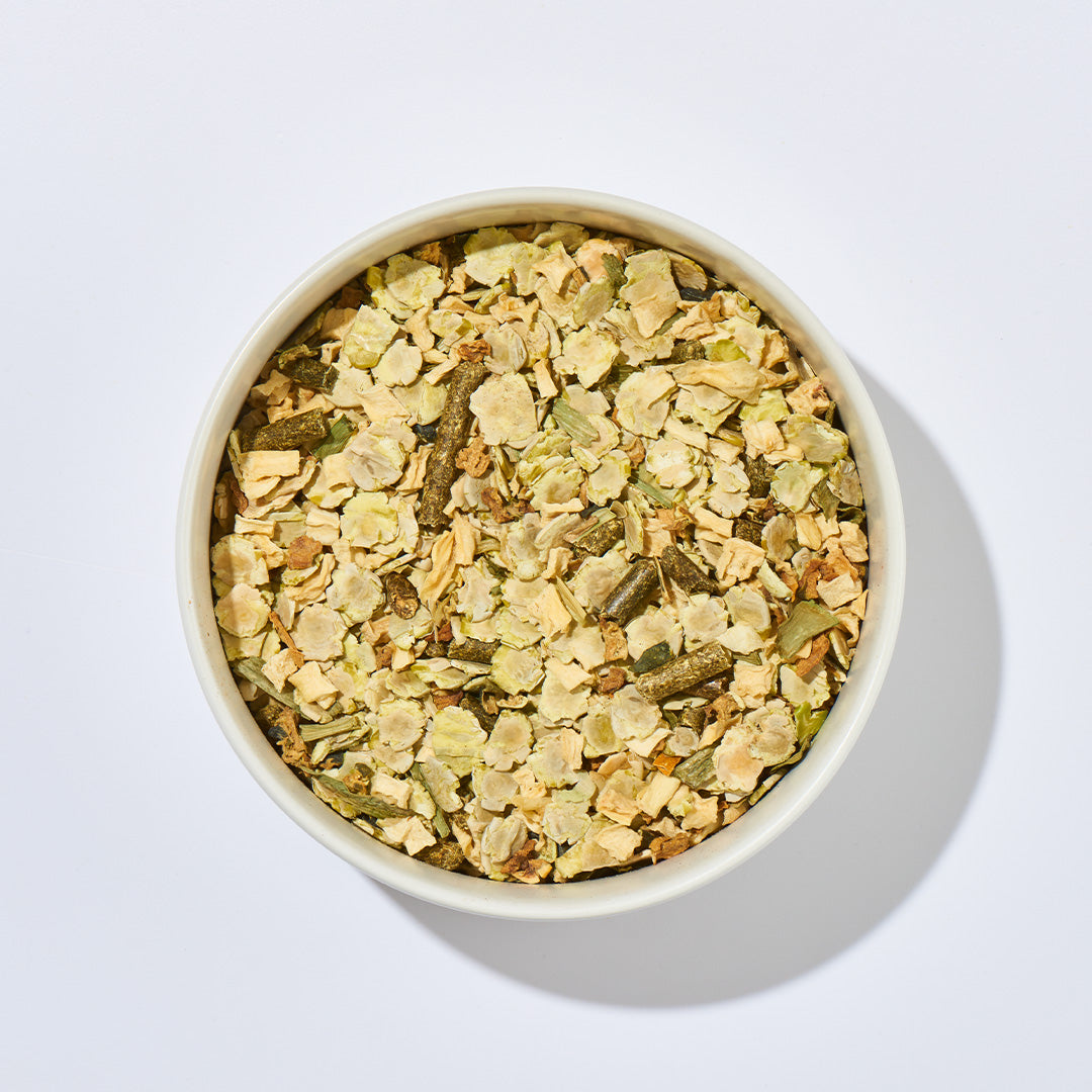 Gemüse-Mix karotinfrei und getreidefrei als Ergänzung zur Fleischfütterung, 1 kg in Schale