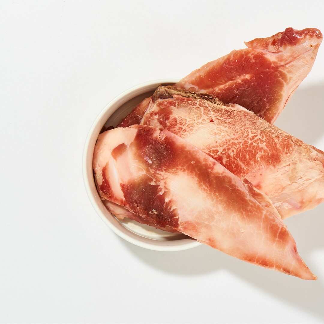 Rinderspachtel, 1 kg, weiche Knorpel aus Rinderschulter, ideal als Calciumlieferant für Hunde.