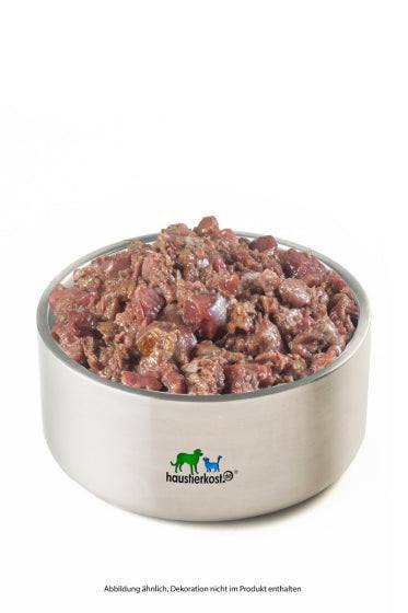 Hähnchen-Mix in Metallschale, 1 kg, grobe Stücke.