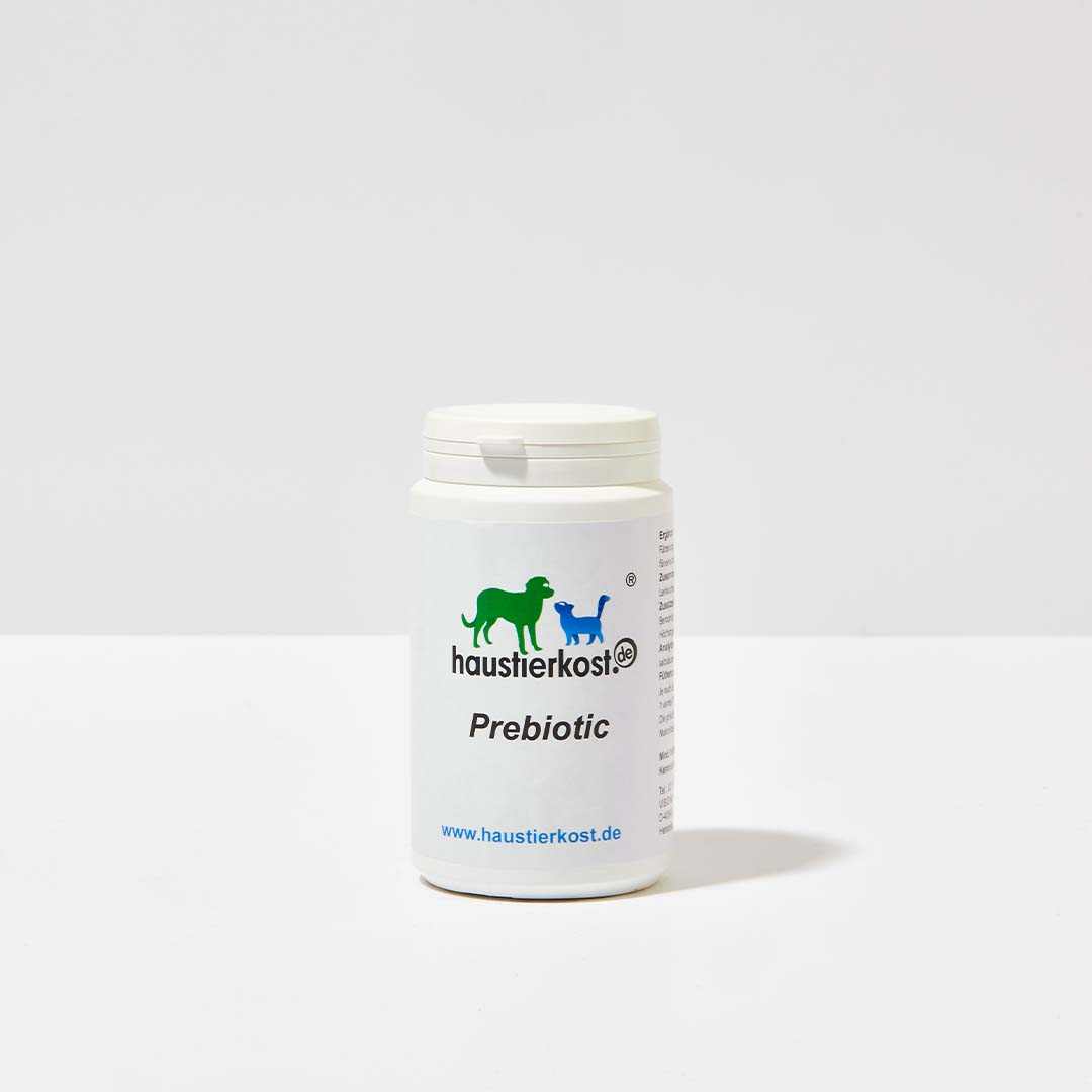 Prebiotic, 200 g Futterergänzung für Hunde und Katzen zur Unterstützung der Darmgesundheit.