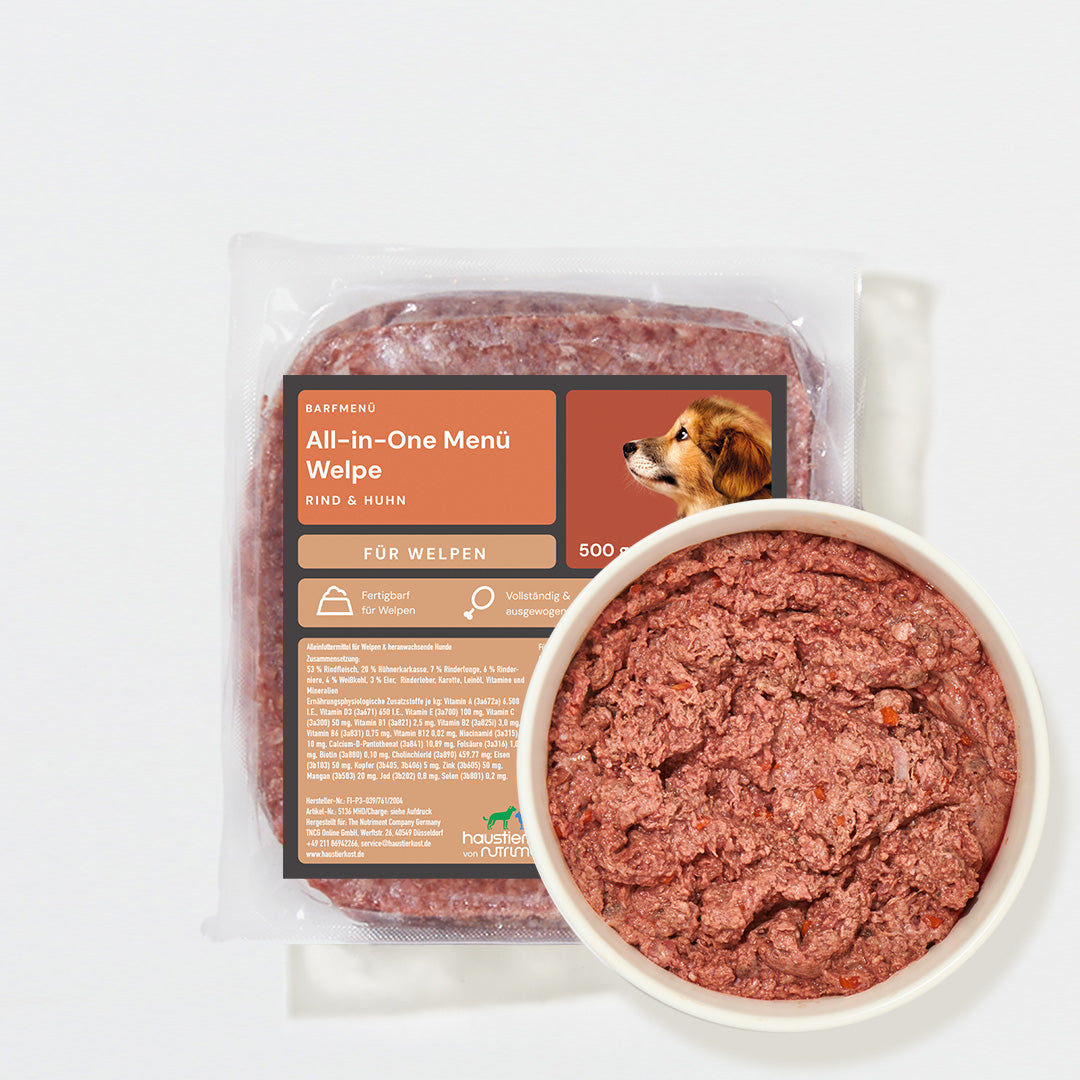 BARF Komfort Plus Rind & Huhn Welpe - haustierkost.de®