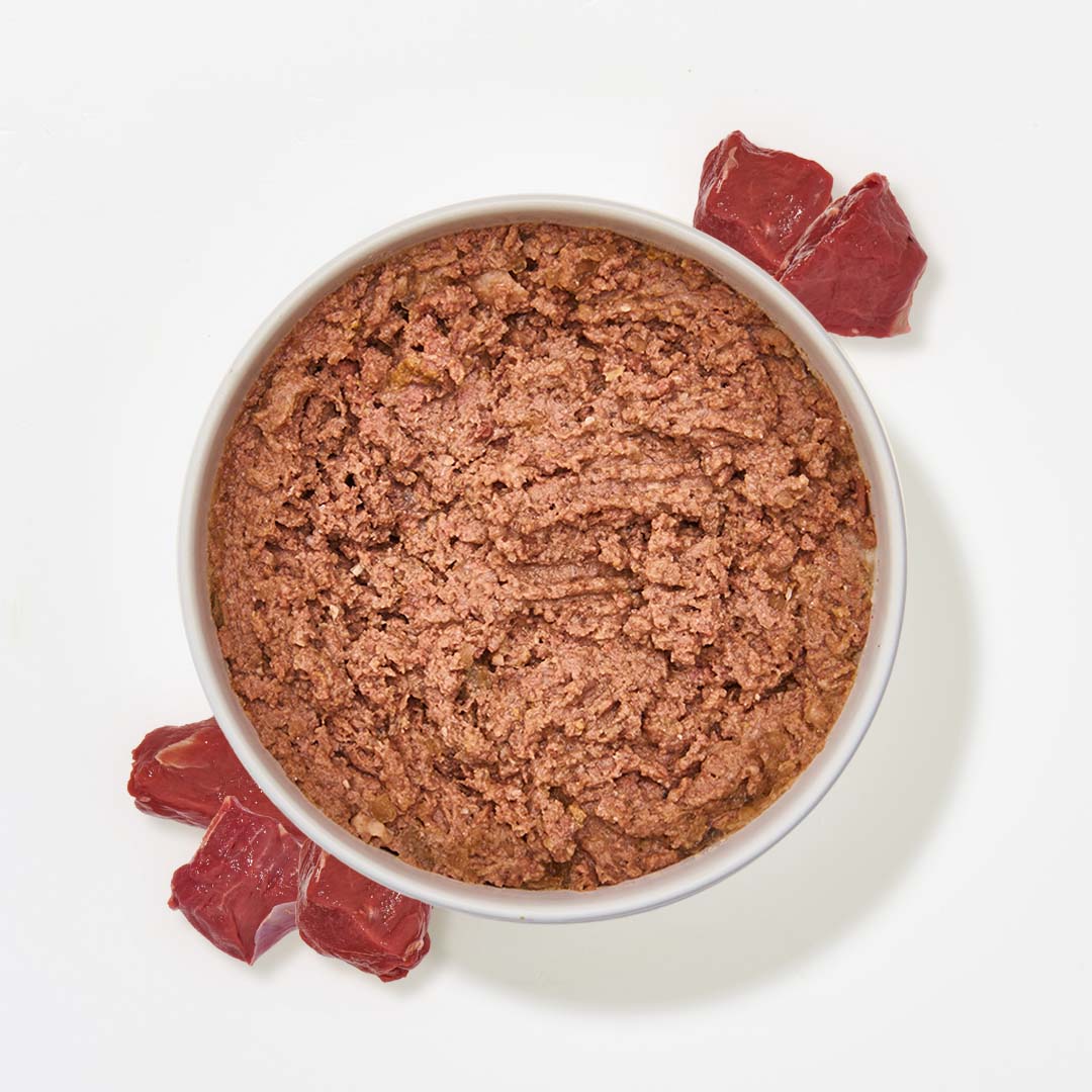 Wild pur Hundefutter Reinfleischdose aus 100 % gegartem Wildfleisch ohne Zusätze