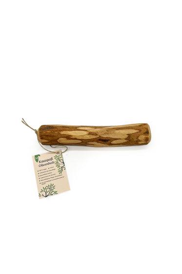 Kauspaß Olivenholz für Hunde, Größe S, natürlich und pflegend.
