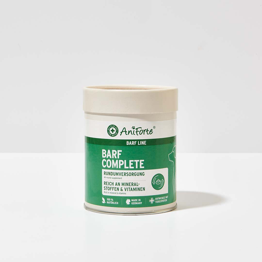 AniForte BARF Complete 500g Pulver zur Mineral- und Vitaminversorgung für Hunde mit Meeresalgenkalk und Kräutermischung
