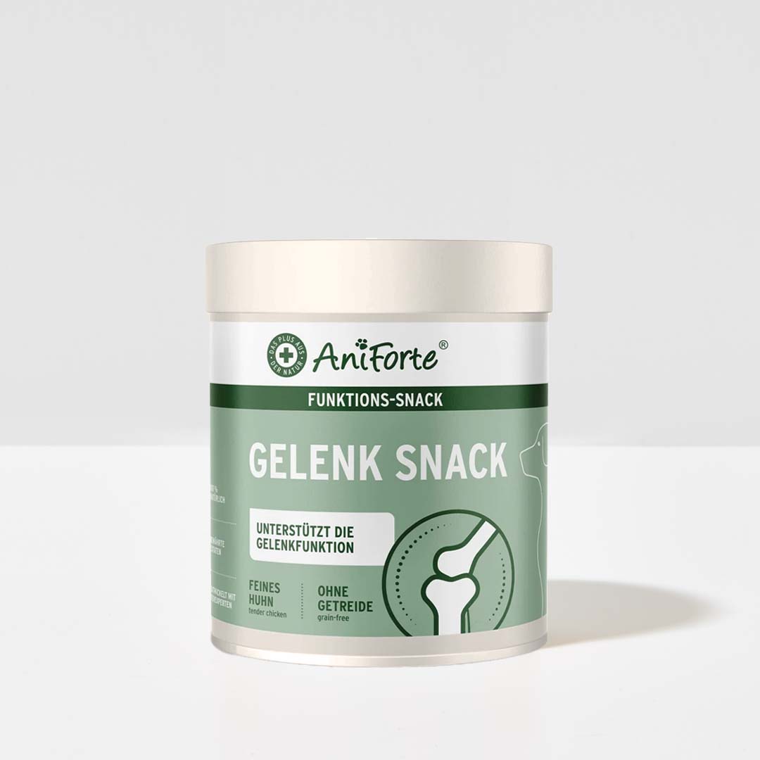 AniForte® Gelenk-Snack, 300 g, mit 88 % Hähnchenfleisch, Grünlippmuschelpulver, für Welpen und ältere Hunde geeignet.