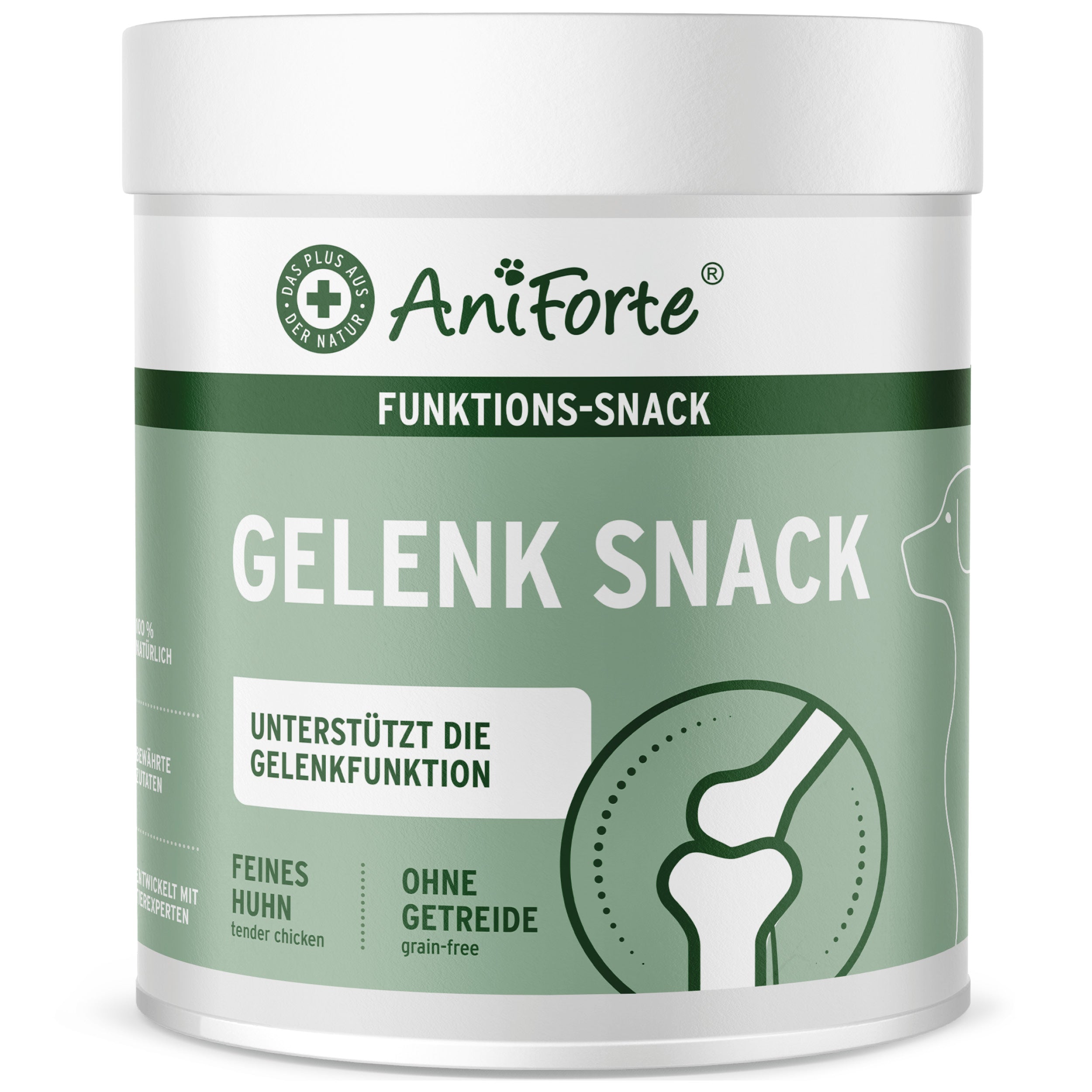 AniForte® Gelenk-Snack mit 88% Hähnchen und Grünlippmuschel für gesunde Hundegelenke