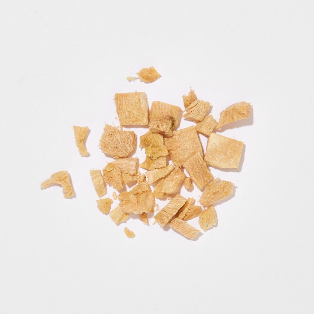 Gefriergetrocknete Hühnerbrustwürfel als Hundesnack und Belohnung, 80 g Verpackung