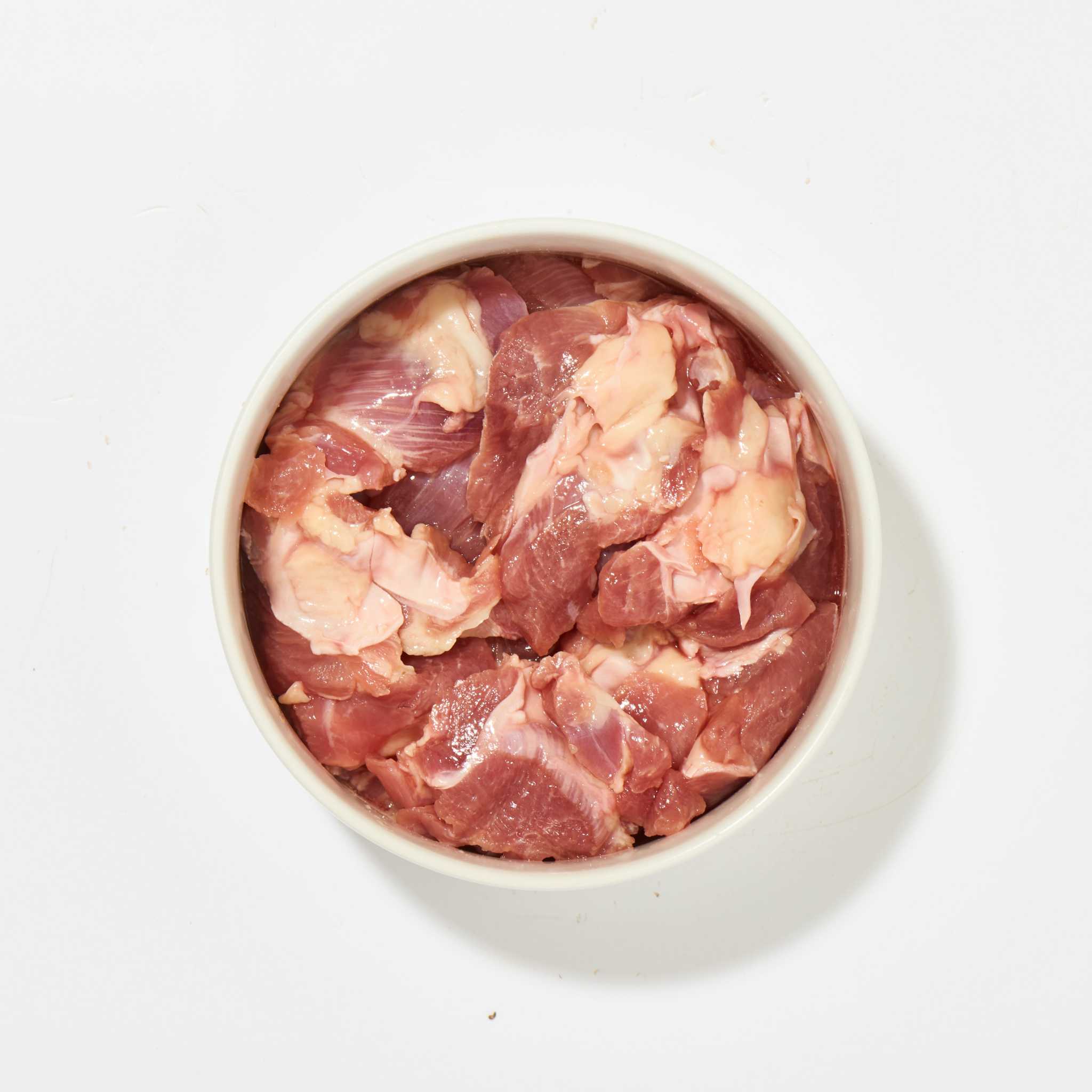 BIO Putengelenkabschnitte in einer Schale, geeignet für Hunde und Katzen, 500 g.
