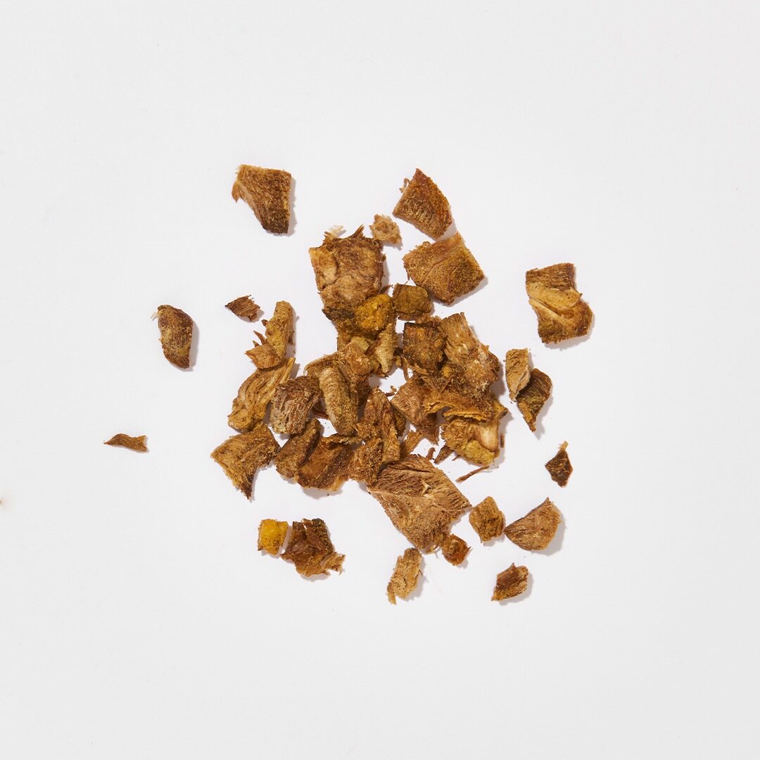 Gefriergetrocknetes Straußenfleisch als Hundesnack, 90 g Verpackung