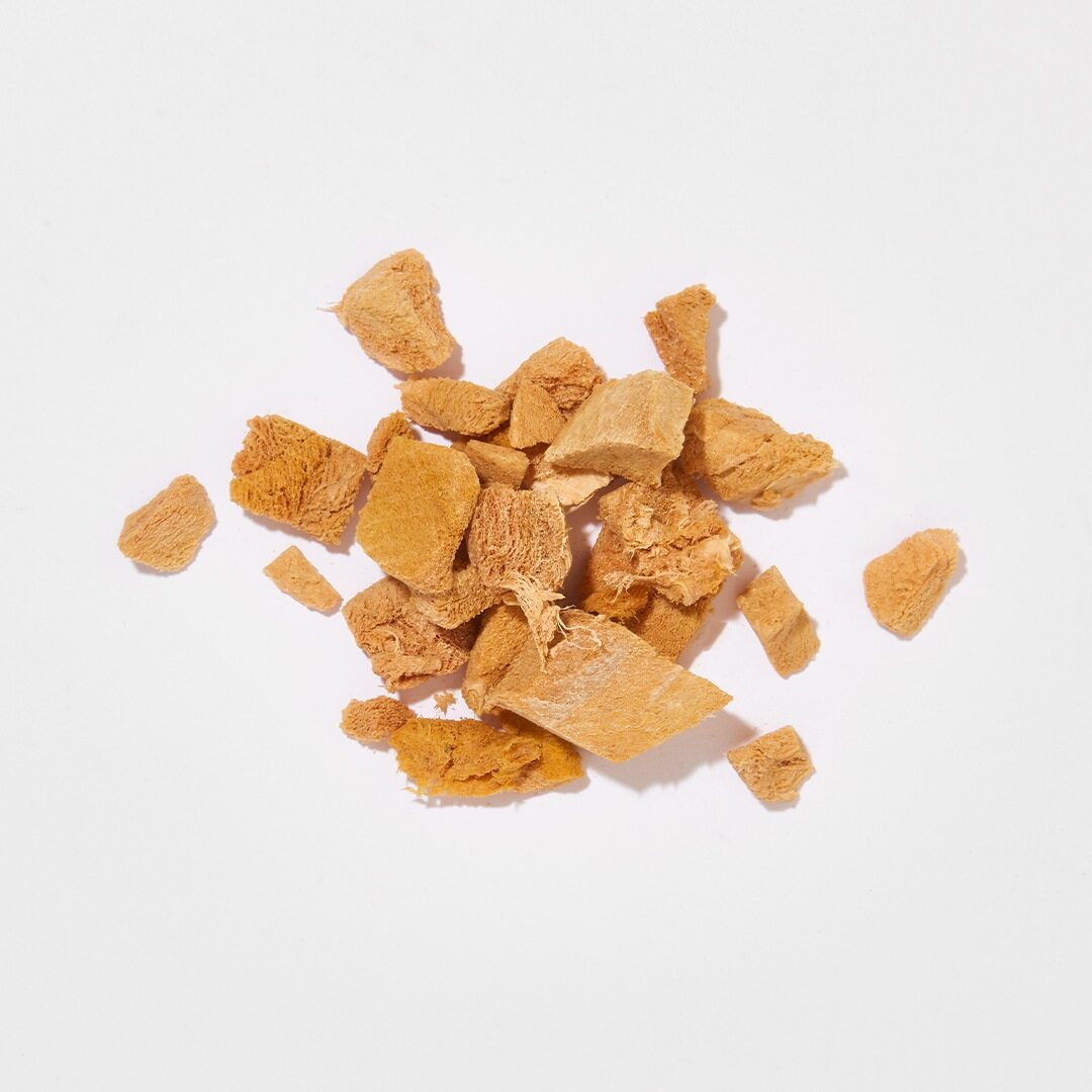 Gefriergetrocknete Thunfischstücke als Snack und Belohnung für Hunde, 70 g Verpackung