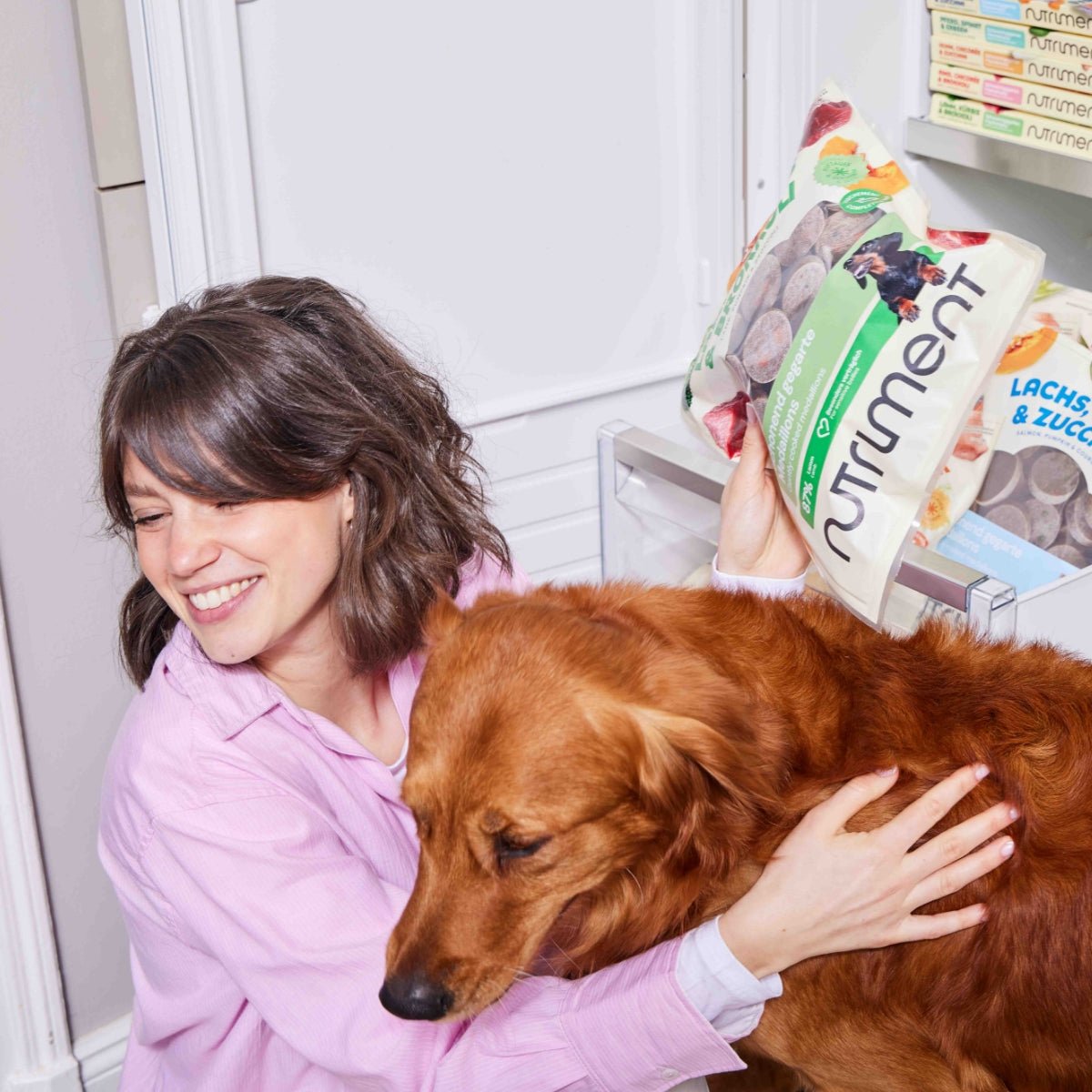 Nutriment Schonend gegarte Medaillons Rind, Chicorée & Brokkoli - haustierkost.de®