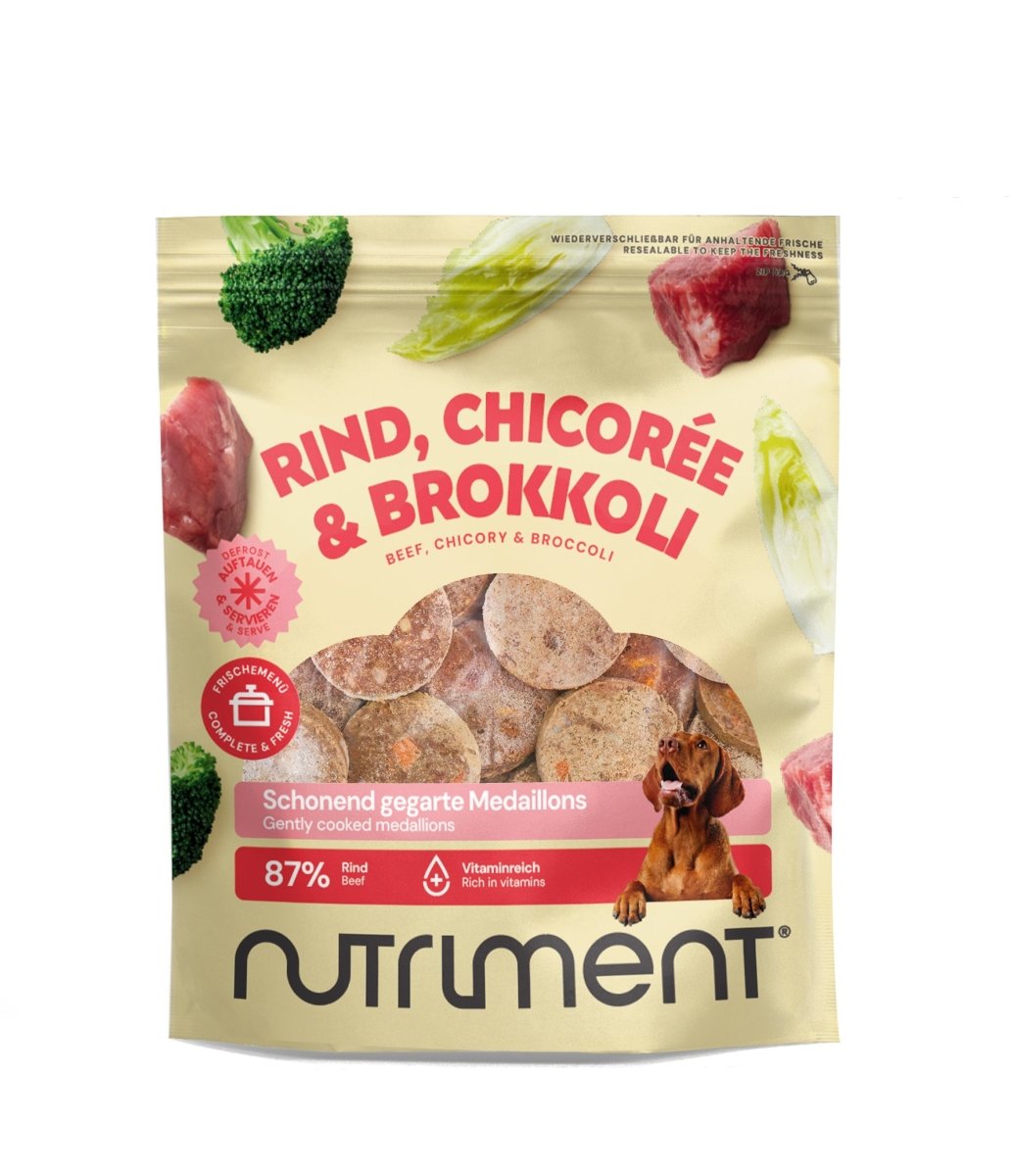 Nutriment Schonend gegarte Medaillons Rind, Chicorée & Brokkoli
