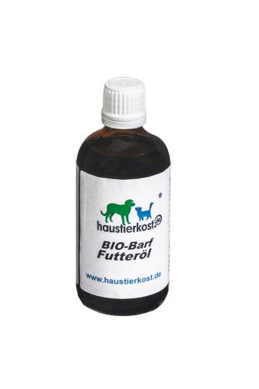 BIO Barf-Futteröl DE-ÖKO-001, 100 ml Flasche in BIO-Qualität