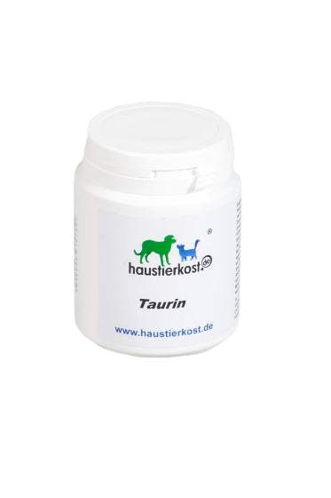Taurin 100g von haustierkost.de, Ergänzungsfuttermittel für Katzen und Hunde.