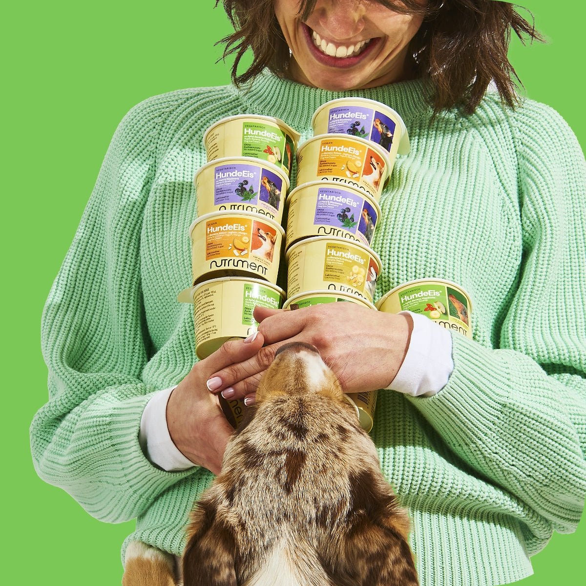 Nutriment HundeEis Apfel, Banane & Hagebutte - haustierkost.de®