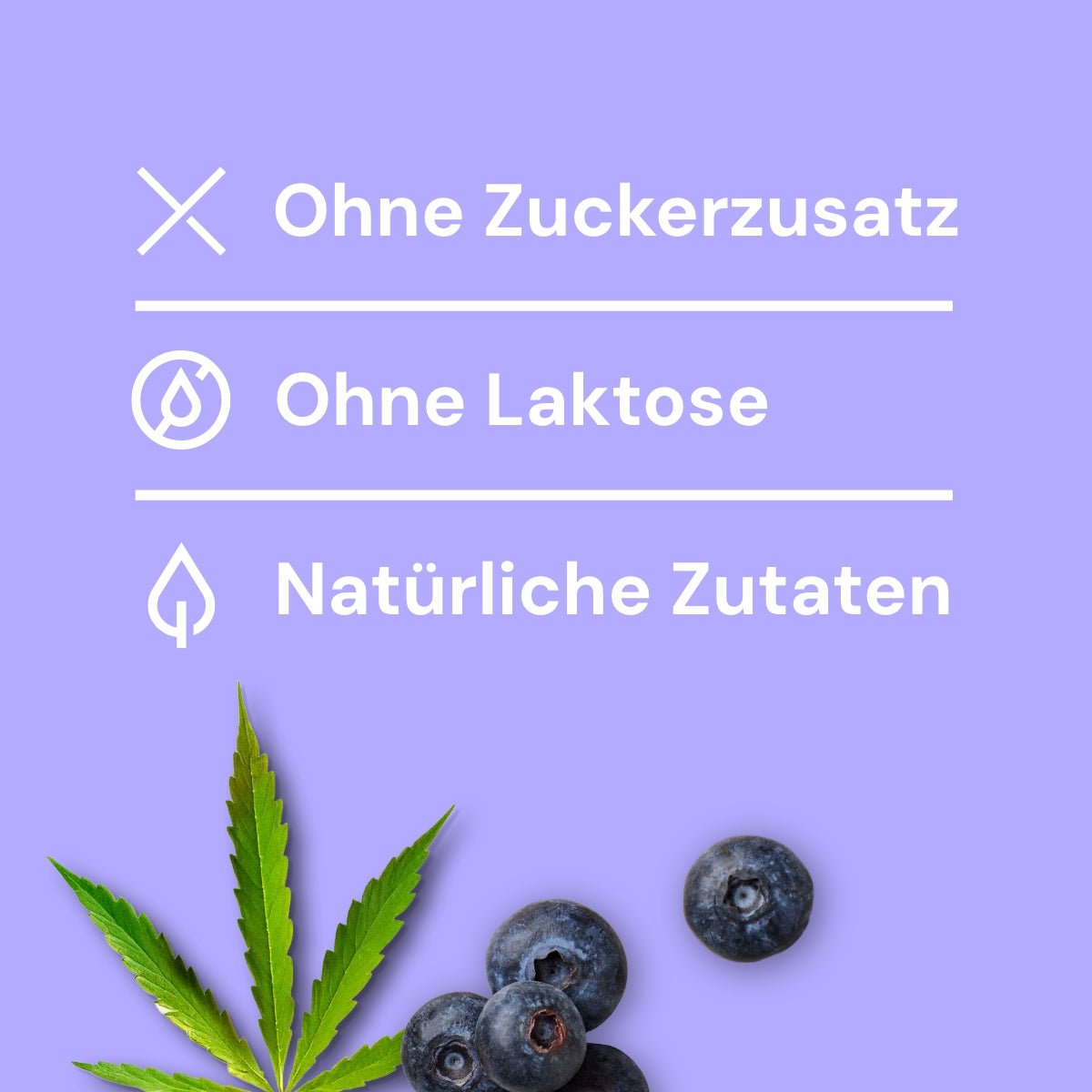 Nutriment HundeEis Hanf & Blaubeere - haustierkost.de®