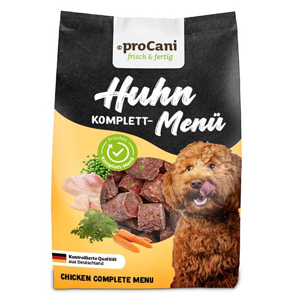 proCani Huhn-Menü-Nuggets - frisch & fertig - haustierkost.de®