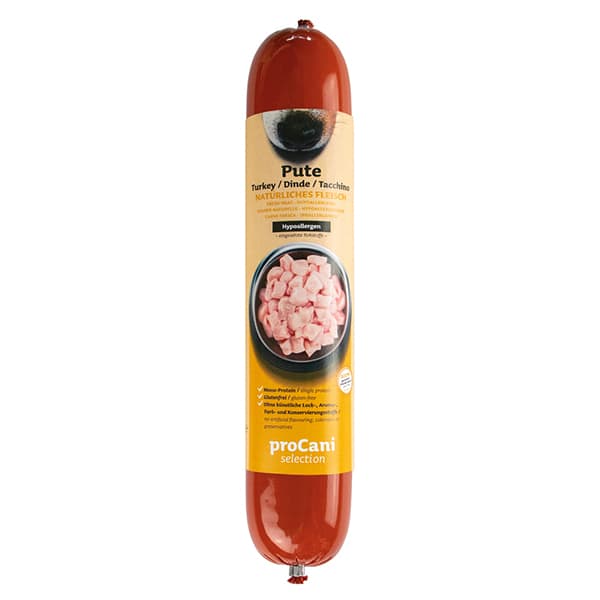 proCani selection "Pute" Hypoallergen (Kochwurst) - haustierkost.de®