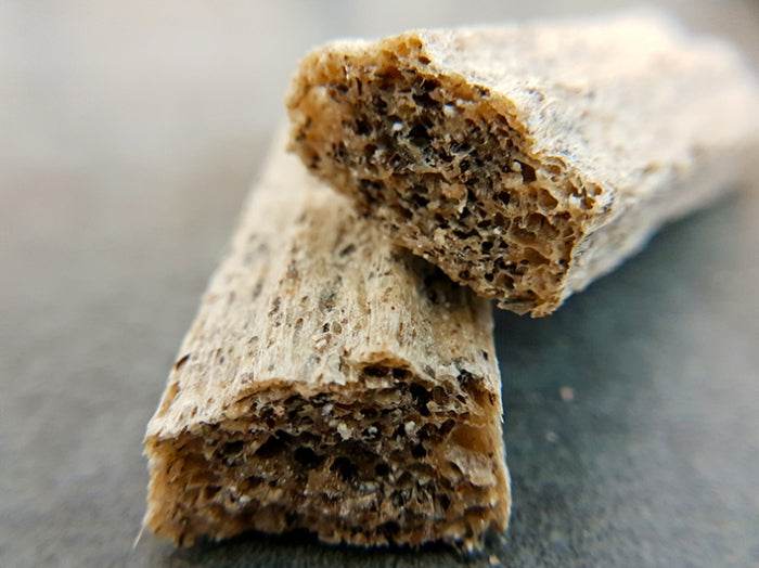qchefs Puffed Cheese Hüttenkäse-Cracker, 3 Stück, puffig-knusprig, ideal für Zahnpflege bei Hunden, mit Naturvitaminen.