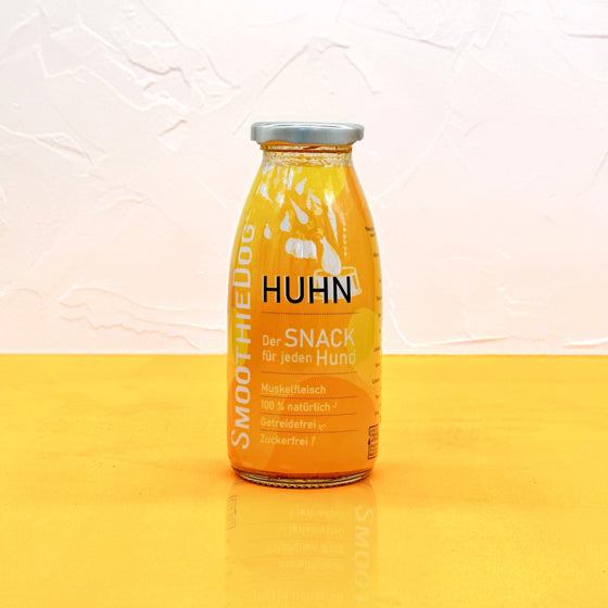 SmoothieDog® Huhn, 250 ml Hunde-Smoothie aus natürlichen Zutaten, vielseitig einsetzbar für Hundediäten und -snacks.