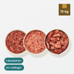 Geflügel Paket Hund (Inhalt 15 kg)