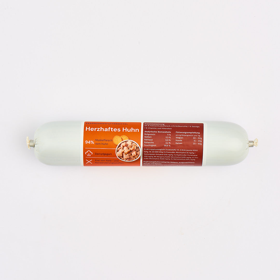 Trainingswurst Herzhaftes Huhn, 400 g