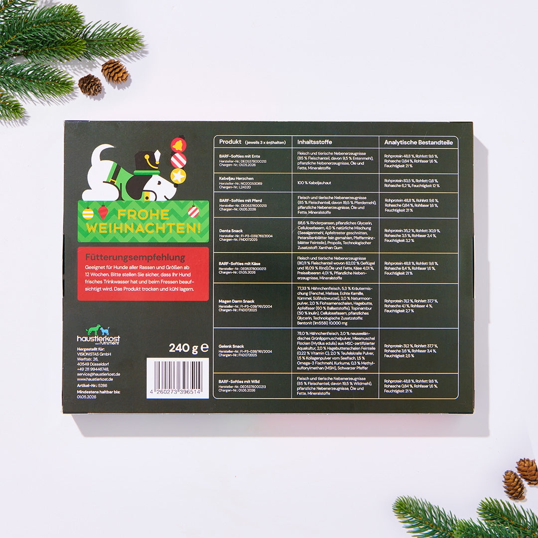 Adventskalender für Hunde