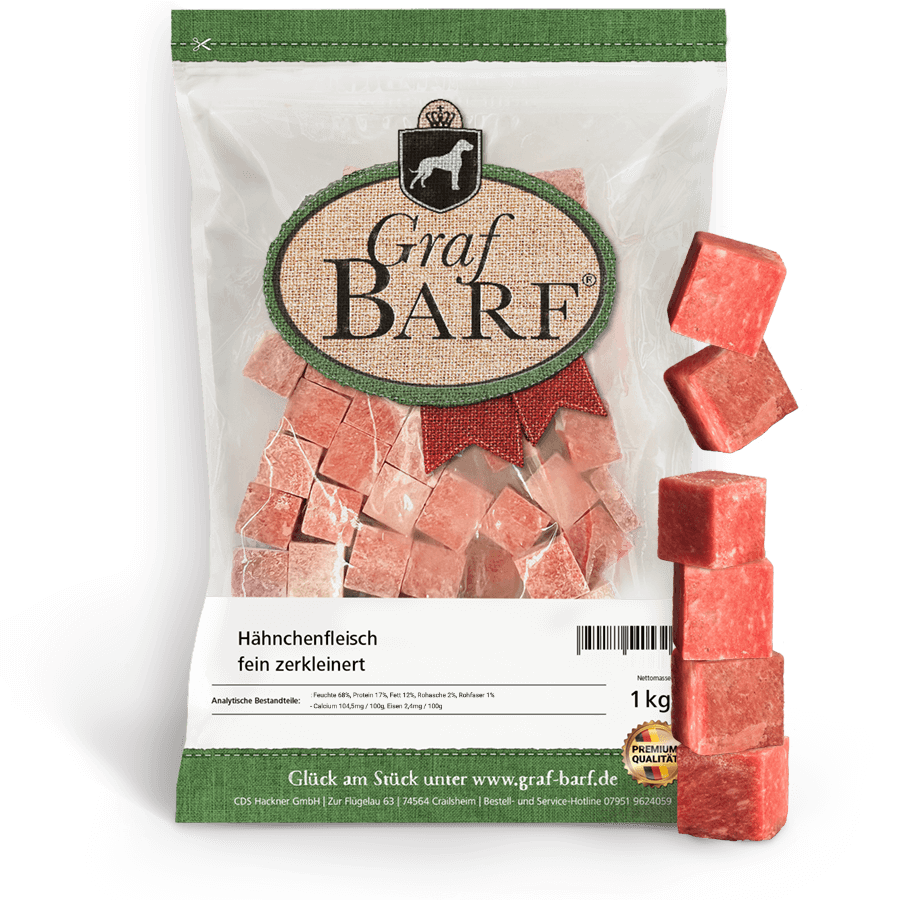 Graf Barf Hähnchenmuskelfleisch fein zerkleinert
