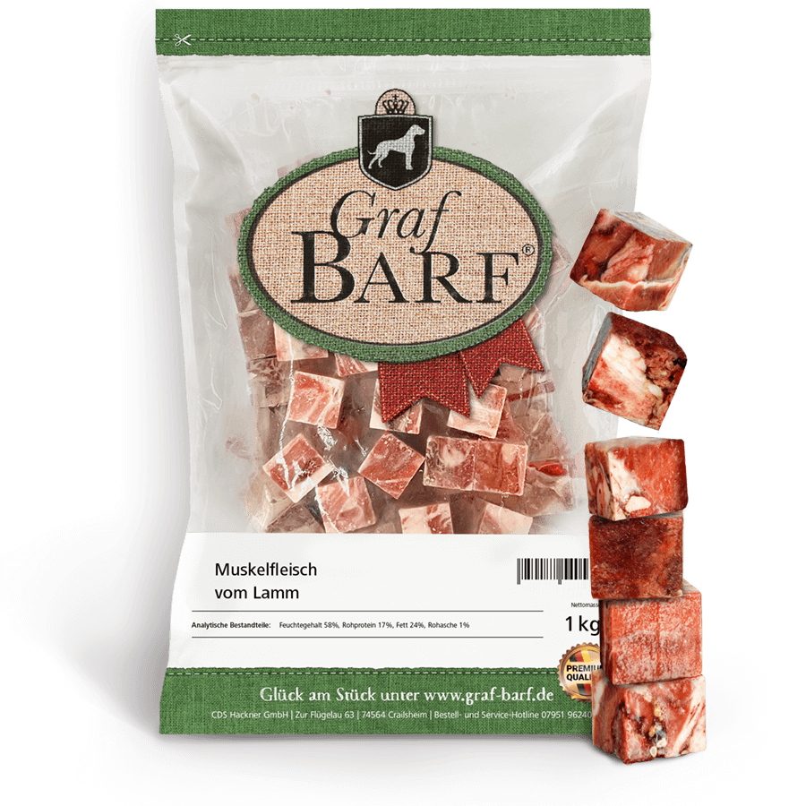 Graf Barf Muskelfleisch Lamm
