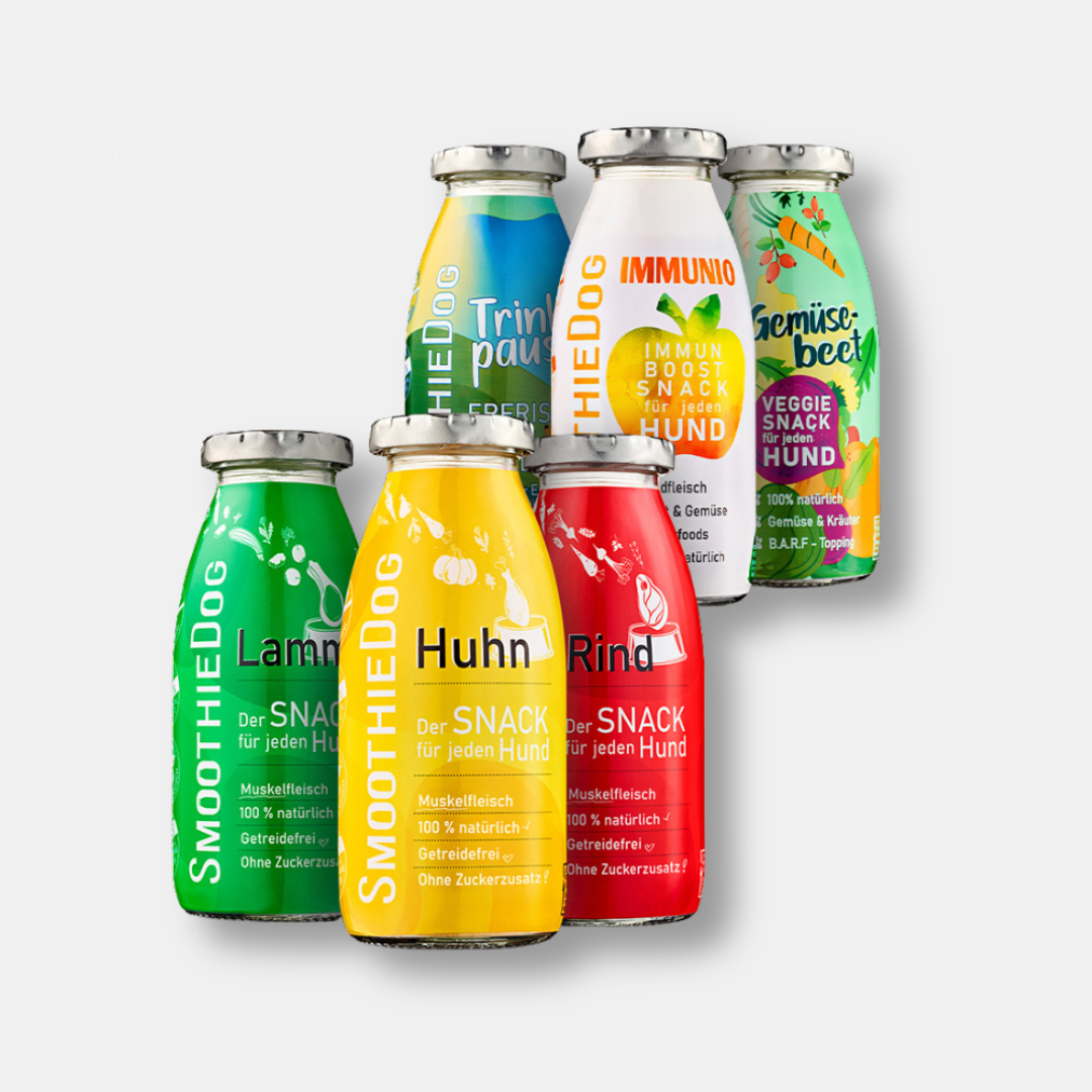 SmoothieDog® Probierpaket, 6 x 250 ml