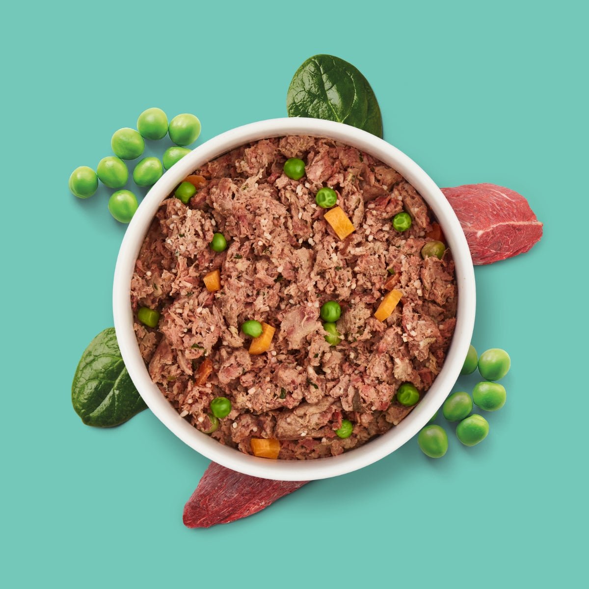 Nutriment Schonend gegartes Frischemenü Pferd, Spinat & Erbsen