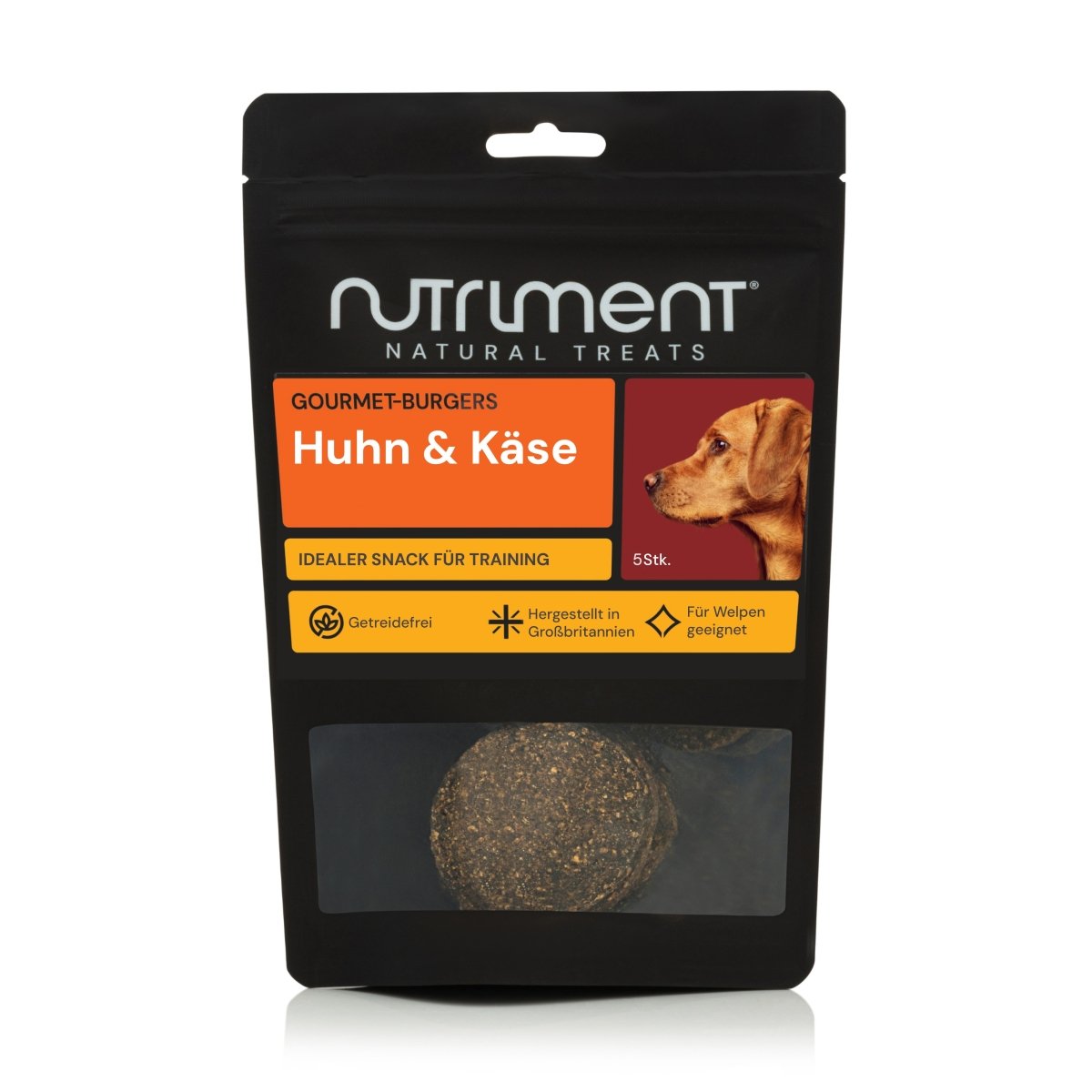 Nutriment Gourmet-Burgers-Huhn & Käse - haustierkost.de®