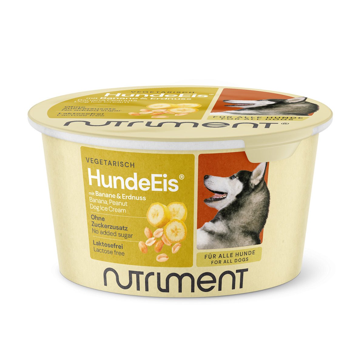 Nutriment HundeEis Banane & Erdnuss
