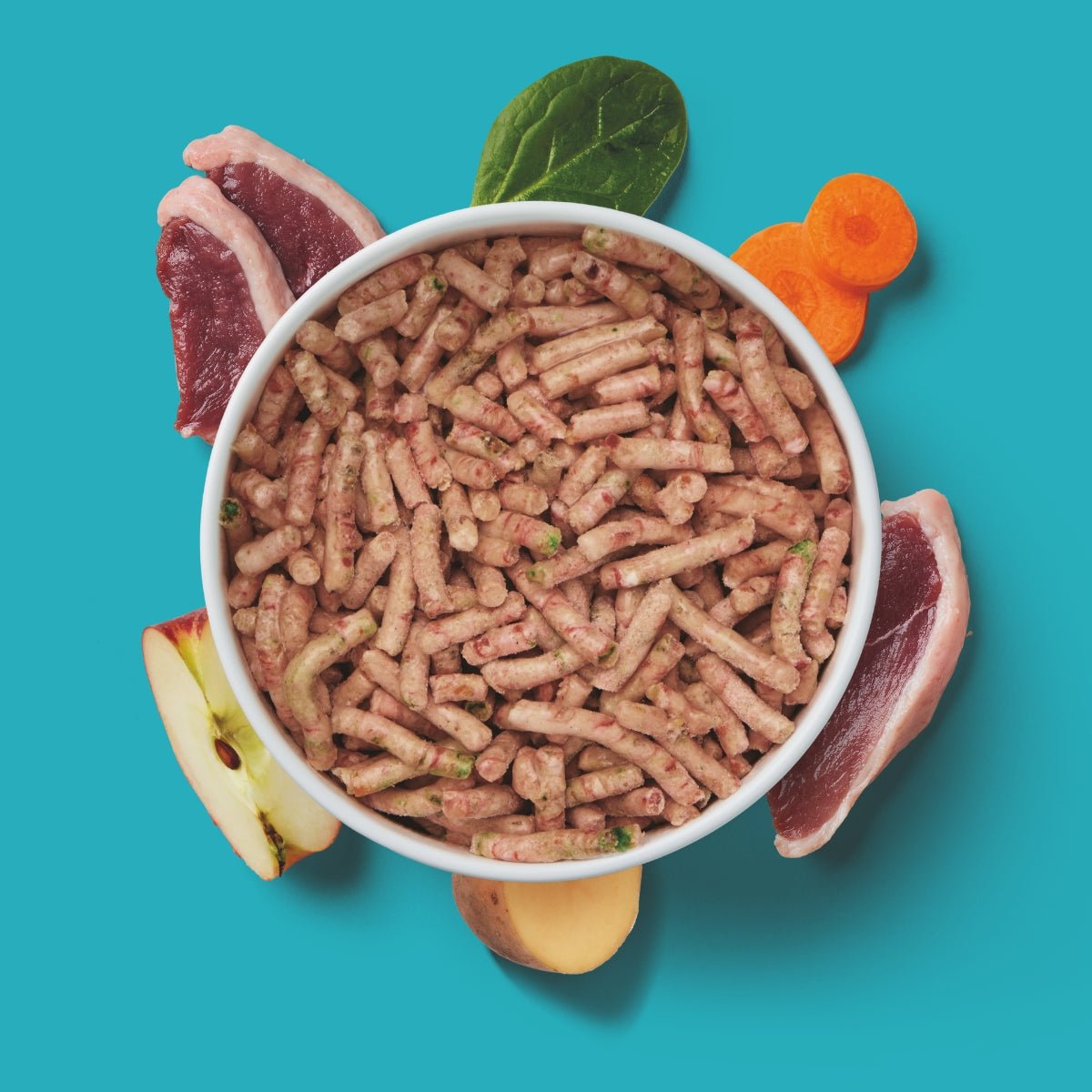 Nutriment Komfort-BARF Menü Ente, Chicorée & Spinat