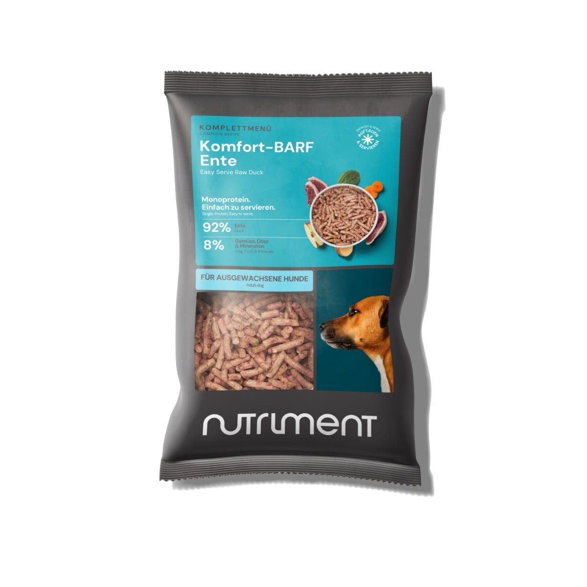 Nutriment Komfort-BARF Menü Ente, Chicorée & Spinat