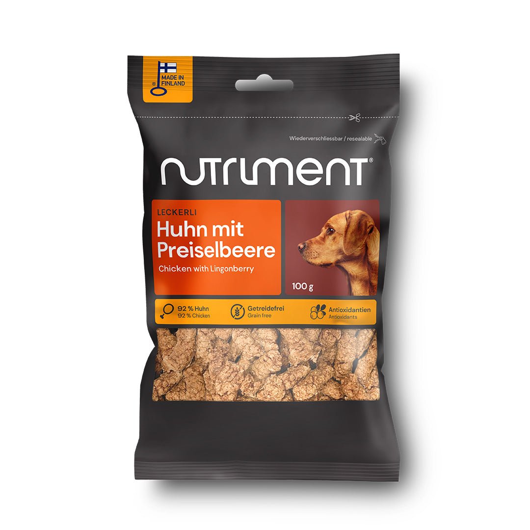 Nutriment Leckerli Huhn mit Preiselbeere - haustierkost.de®