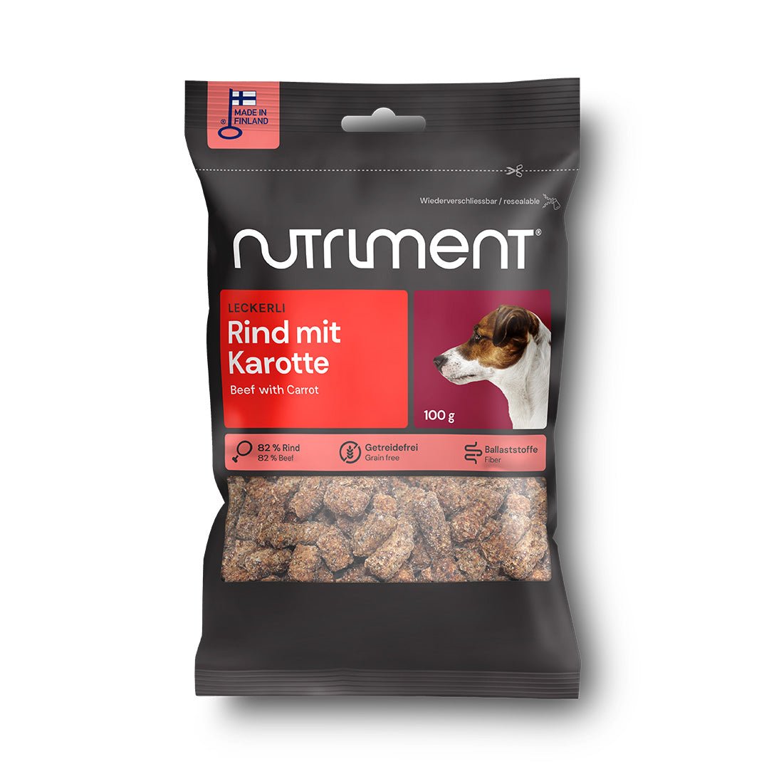 Nutriment Leckerli Rind mit Karotte - haustierkost.de®
