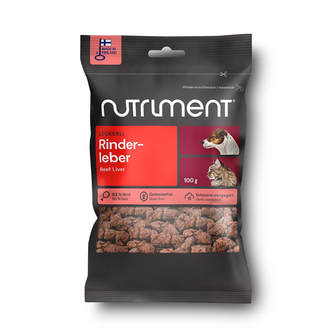Nutriment Leckerli Rinderleber - haustierkost.de®