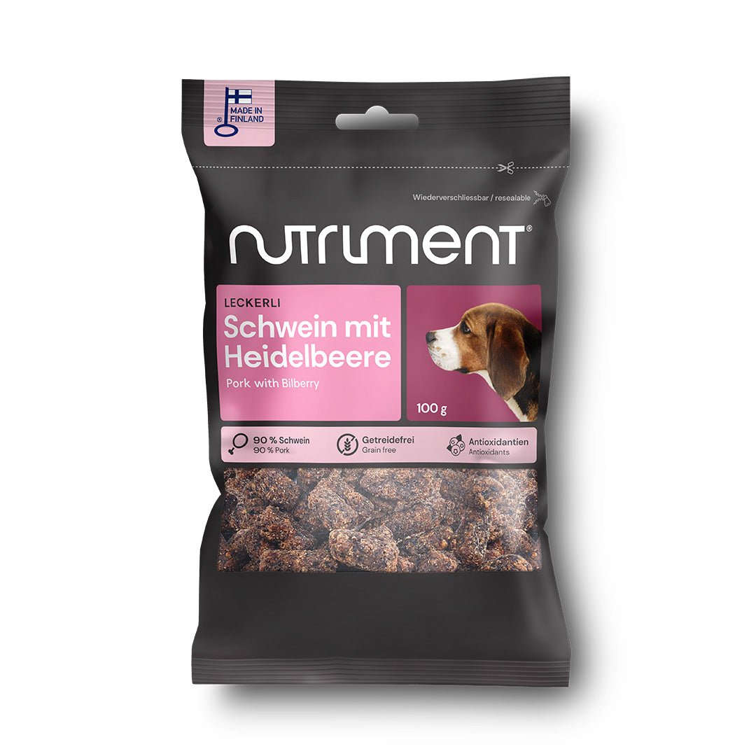 Nutriment Leckerli Schwein mit Heidelbeere - haustierkost.de®