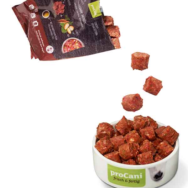 proCani Lamm Komplettmenü Nuggets 480g